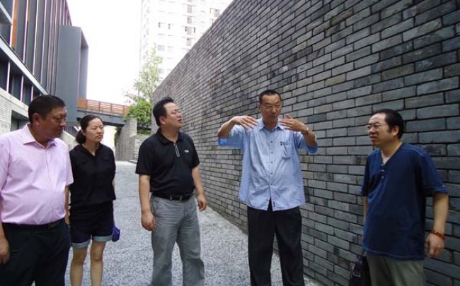 市文联领导来我馆检查指导防台抗台