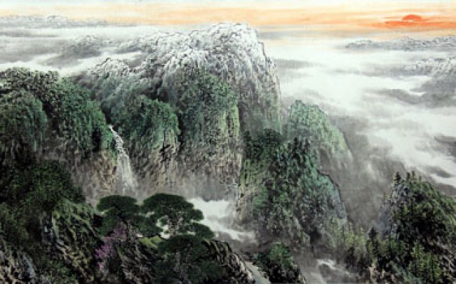 绿色梦‘边疆梦——铁足边防万里行画展
