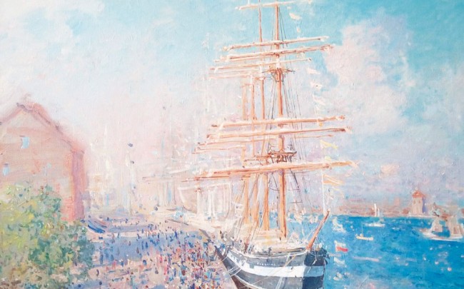 Harbor and Human Ideals - Oil Painting Exhibition from Repin Academy of Fine Arts