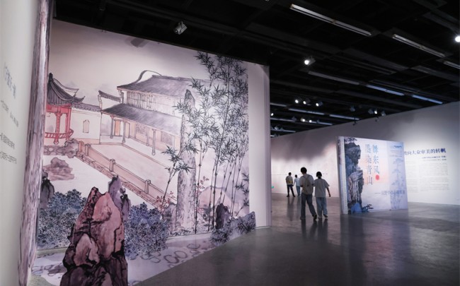 应野平作品回顾展启幕，近80件力作纵览海派巨匠笔墨山河