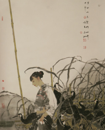 归渔图