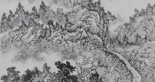 溪山策杖图