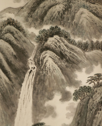 夏山飞瀑