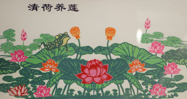 清荷养莲